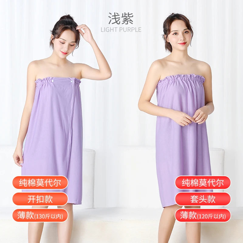 Women's Versatile Microfiber Bath Wrap - Premium Soft Handmade Towel for Spa, Salon, Sauna & Home