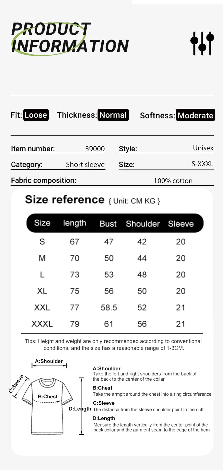 Teekossc Men's 100% Cotton Crew Neck T-Shirt | Breathable Summer Tee | Casual Short Sleeve Top – 20 Colors.