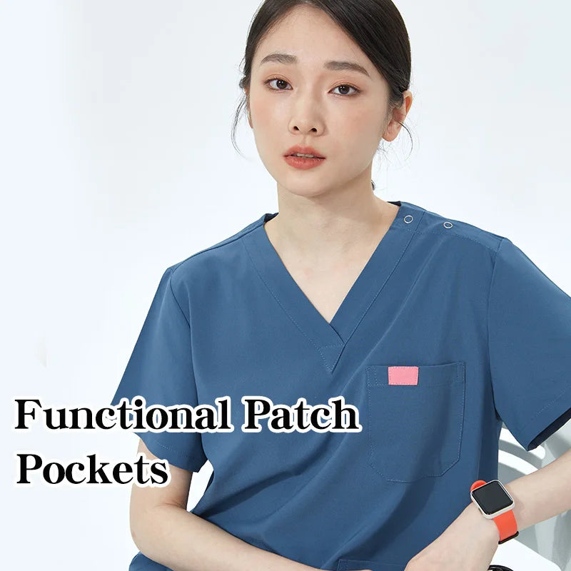 Women's UltraAir™ Quick Dry Scrub Set | Eco-Friendly 4-Way Stretch Uniform | Ultimate Comfort & Performance in Medical Scrubs