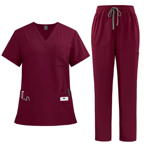 Unisex Medical Uniforms Men Women Nursing Clothes Beauty Costume Nurse