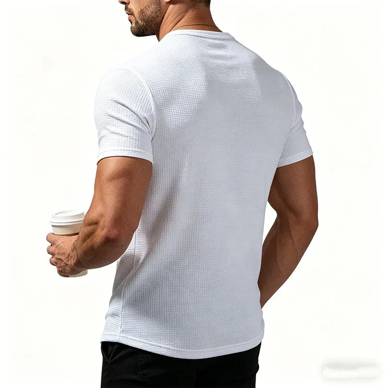 Men's Short Sleeve Polo Shirt – Breathable Quick-Dry Summer Top | Navy Blue, White, Black