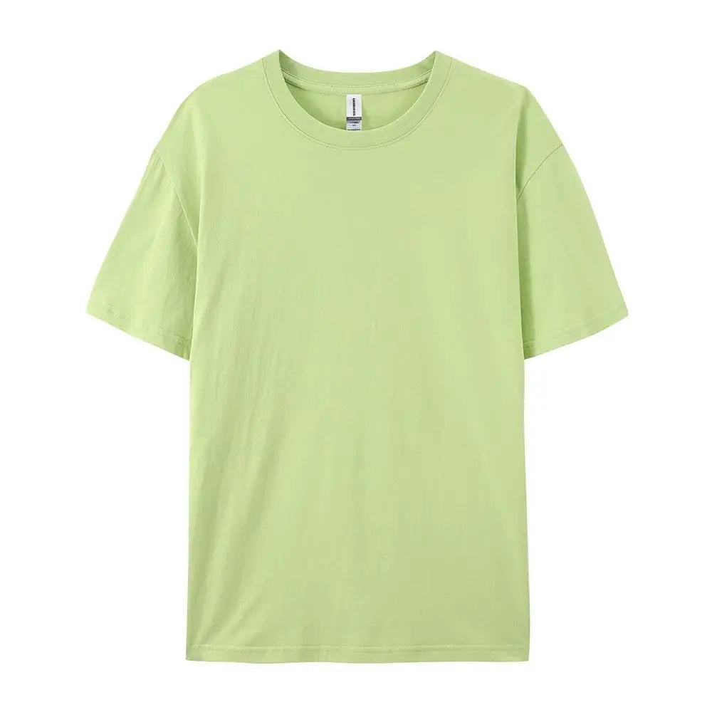 Teekossc Men's 100% Cotton Crew Neck T-Shirt | Breathable Summer Tee | Casual Short Sleeve Top – 20 Colors.