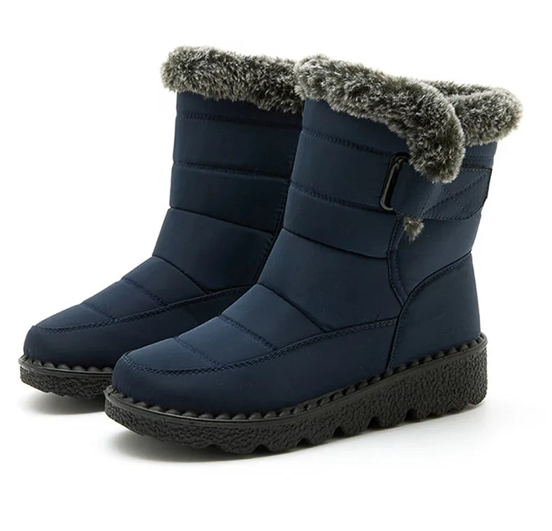 Women's HAJINK Waterproof Winter Ankle Boots with Fur