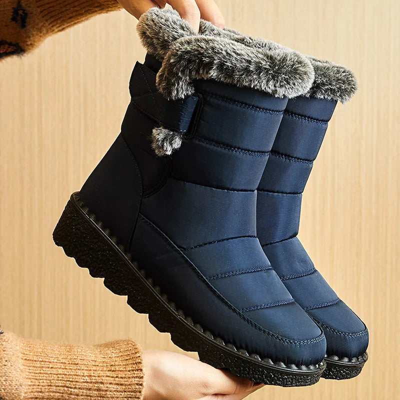 Women's HAJINK Waterproof Winter Ankle Boots with Fur