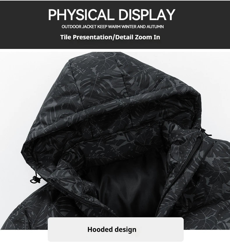 Men's 2024 Trendy Winter Jacket | Thickened Warm Padded Parka - Ideal for Couples.