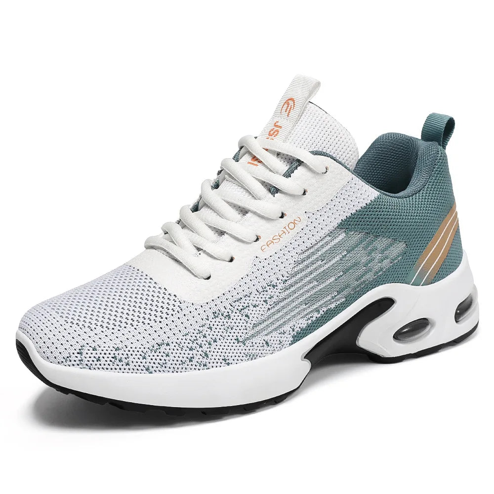 Men's MDNG  Air Mesh Running Sneakers — Breathable Lace-Up Sports Shoes | Lightweight Anti-Odor Casual Trainers for Spring & Autumn