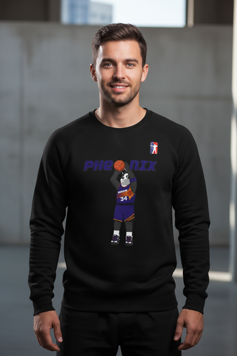 Unisex Phoenix Raglan Sweatshirt - Premium Graphic Pullover | Streetwear Style