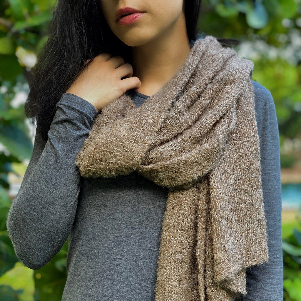 Unisex Premium Alpaca Scarf - Ultra Plush Winter Scarf