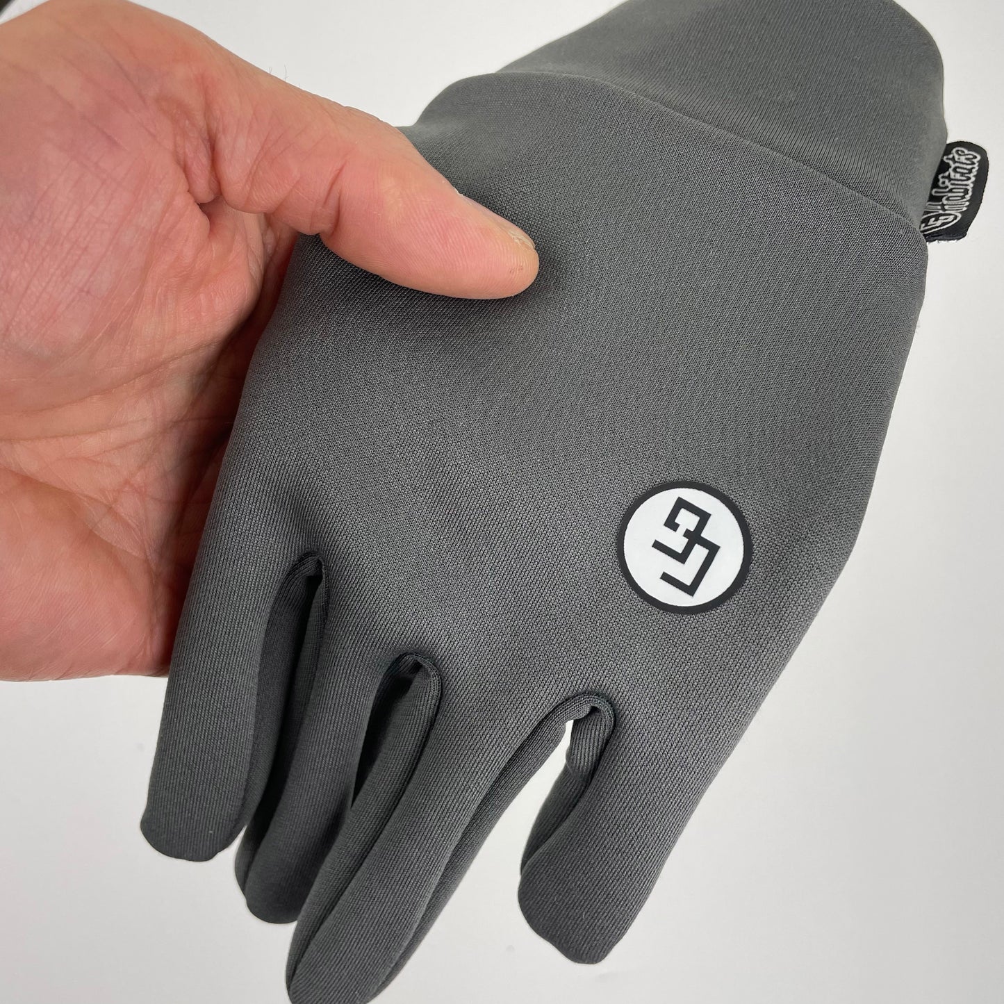 Unisex Thermal Liner Gloves - Water-Resistant Polyester-Elastane Blend for Cold Weather Protection
