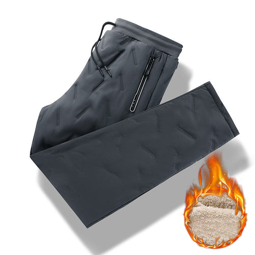 Men's Cozy Velvet Fleece Pants for Winter Comfort & Style