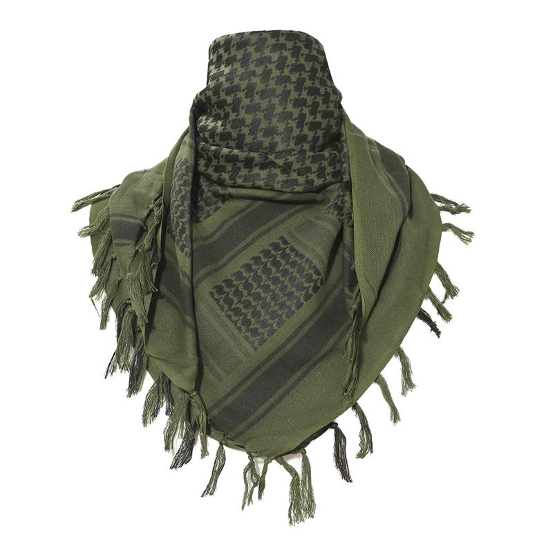 Men's Tactical Shemagh Scarf - Military Keffiyeh Cotton Blend