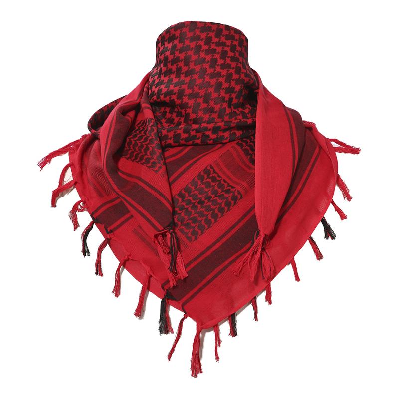 Men's Tactical Shemagh Scarf - Military Keffiyeh Cotton Blend