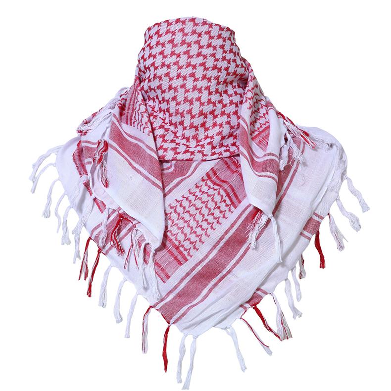 Men's Tactical Shemagh Scarf - Military Keffiyeh Cotton Blend